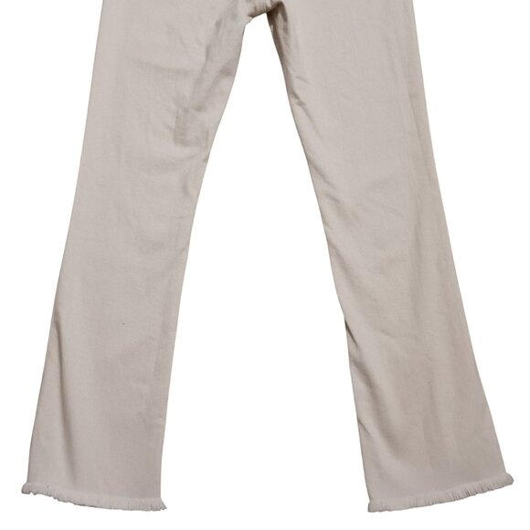 AG Adriano Goldschmied The Jodi Crop Jeans High Rise Slim Flare Cream,‎ Size 26 - Picture 6 of 12